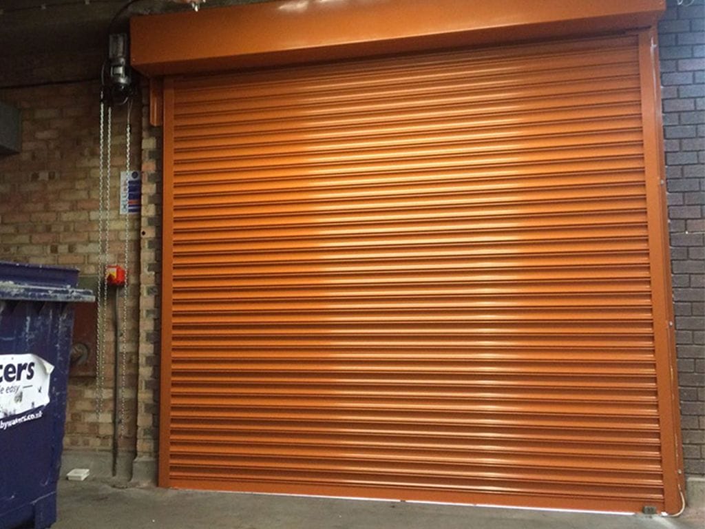 Best quality aluminium roller shutter painted in brown by supplier - Brooklynz Singapore
